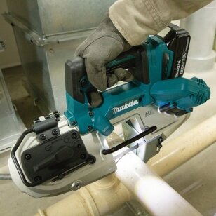 Makita DPB183Z Akumuliatorinis juostinis pjūklas, 66 x 66 mm, 18V Li-ion