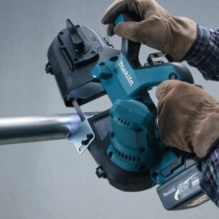 Makita DPB181Z Akumuliatorinis juostinis pjūklas, 64 x 64 mm, 18V Li-ion