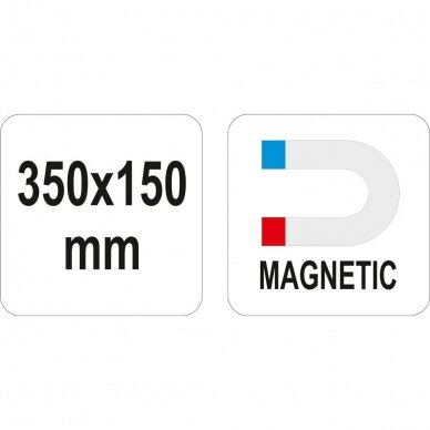 Magnetinė lėkštelė su 3 magnetais Yato YT-0831 2