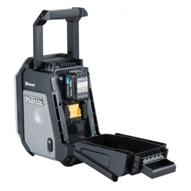 MAKITA DMR114B radijas su bluetooth, SUB WOOFER, AUX, USB 2