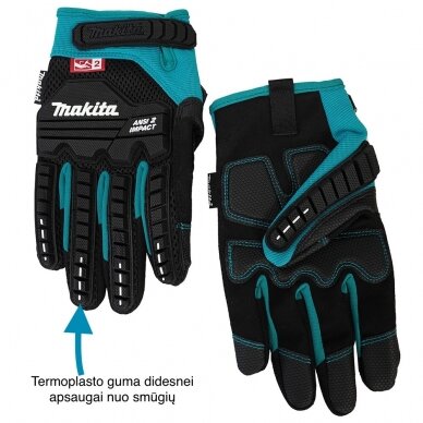 Makita P-84486 "TouchScreen" Darbinės pirštinės, 11/XL dydžio