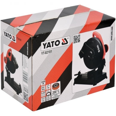 Metalo pjovimo staklės 2450W 355mm YATO YT-82181 3