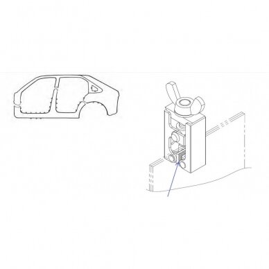 Mini suvirinimo spaustuvėlių rinkinys kėbuliniams ir kt. darbams 4vnt ND2206 5