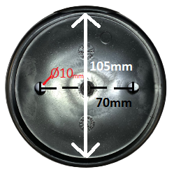 Padas guminis hidrauliniam keltuvui PL-4.0-2B/PL-4.0-2D, PULI PGPL402B 1