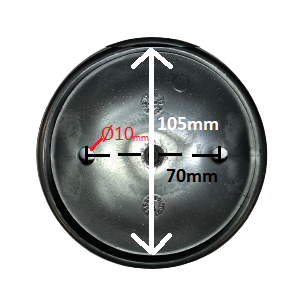 Padas guminis hidrauliniam keltuvui PL-4.0-2B/PL-4.0-2D, PULI PGPL402B