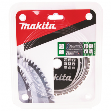 Pjovimo diskas metalui SPECIALIZED 150x1.1x20mm 0° T32 Makita E-02923 2