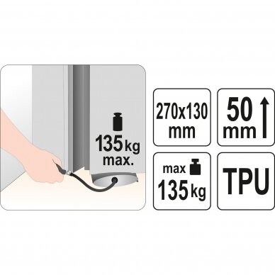 Pripučiama montavimo pagalvė 270 x 130 mm 3