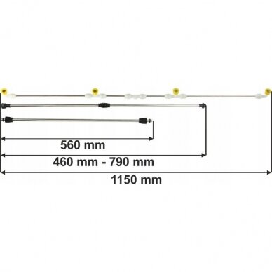 Purkštuvas akumuliatorinis 20L MARPOL M80205 7