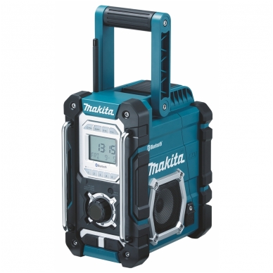 Radijas Makita DMR108 7,2-18V, Bluetooth. Su AC adapteriu