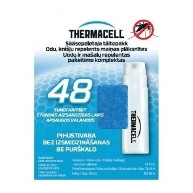 Repelento užpildymo paketas ThermaCell 48 val., Thermacell R-4&TC 3