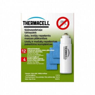 Repelento užpildymo paketas ThermaCell 48 val., Thermacell R-4&TC 4