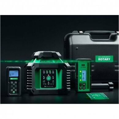 Rotacinis lazerinis nivelyras ADA ROTARY 500 HV-G Servo Green, žalias spindulys 8