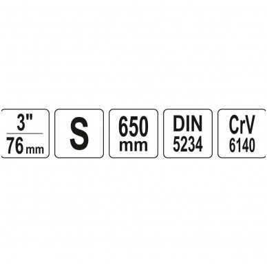 Santechninis raktas S tipas  3" 1