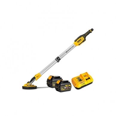 Sienų ir lubų šlifuoklis "žirafa" DCE800T2 DeWALT 18V 2x6.0 Ah