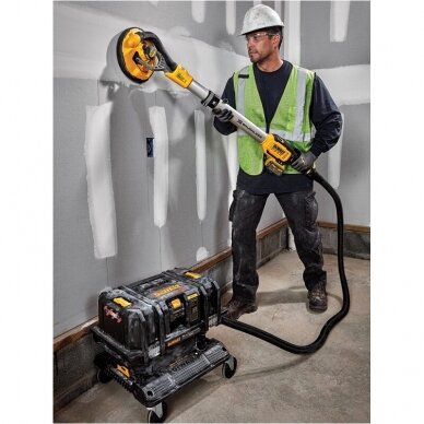 Sienų ir lubų šlifuoklis "žirafa" DCE800T2 DeWALT 18V 2x6.0 Ah 8