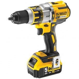 Smūginis suktuvas-gręžtuvas 18 V, 2x5,0 Ah akum. DeWALT