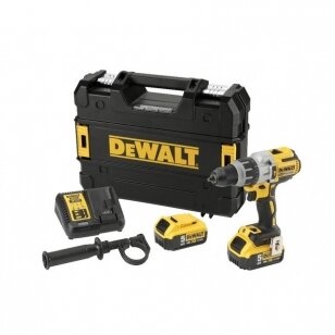 Smūginis suktuvas-gręžtuvas 18 V, 2x5,0 Ah akum. DeWALT