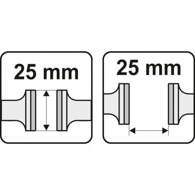 Spaustuvai rankiniai 25mm YATO YT-65080 3