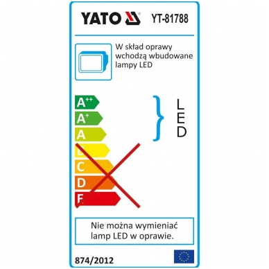 Statybinis šviestuvas su stovu COB LED 20W 1400Lm 4