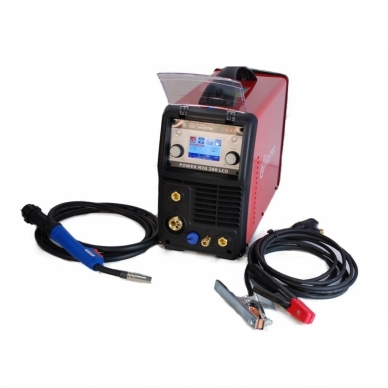 Suvirinimo pusautomatis WTL POWER MIG200LCD, 200A, 230V