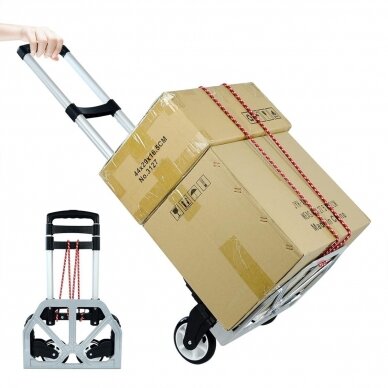 Transportavimo vežimėlis aliuminis, sudedamas 70kg Essen Tools RA-60A 7