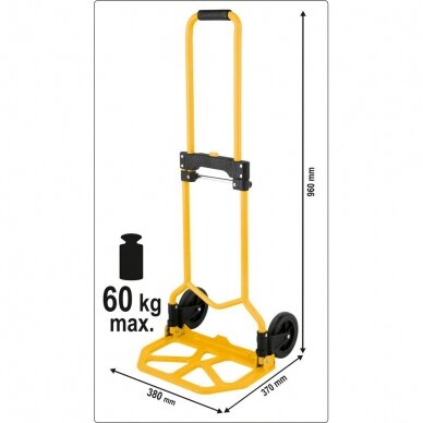 Transportavimo vežimėlis, sudedamas 60kg Vorel 78660 6