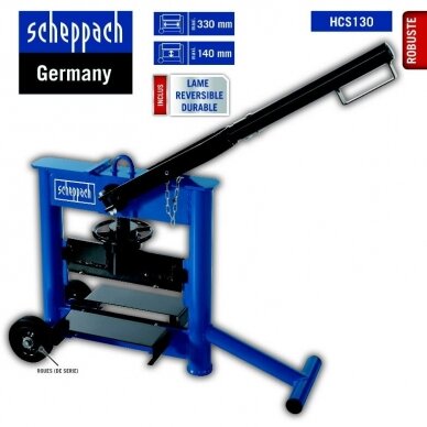 Trinkelių skaldymo staklės Scheppach HSC130 1