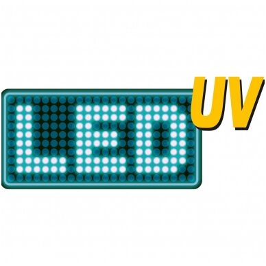 UV žibintuvėlis akumuliatorinis LI-ION 3.7V 1500mAh + akiniai 4