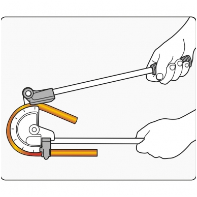 Vamzdžių lenkimo įrankis 12mm YATO 1
